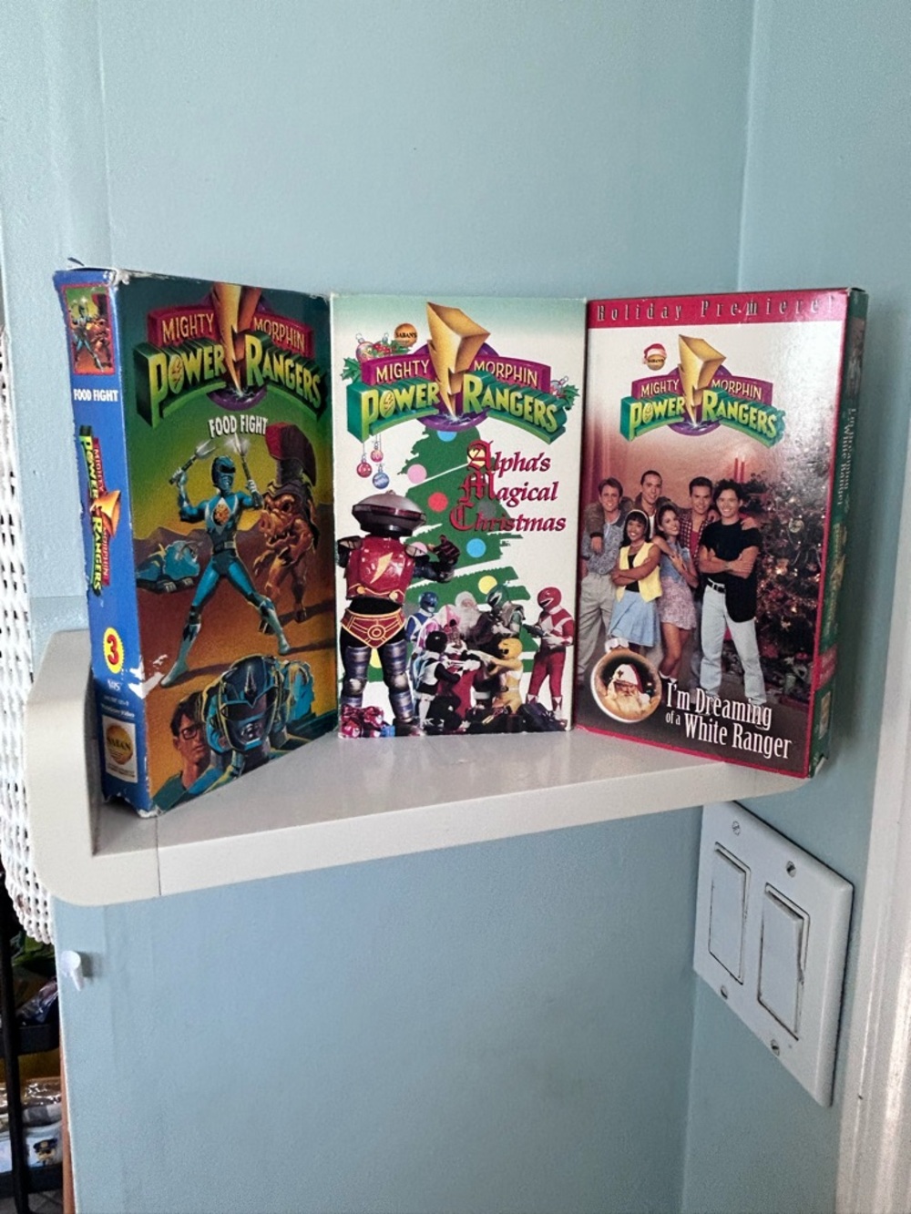 Mighty Morphin Power Rangers VHS Holiday & Episodes lot